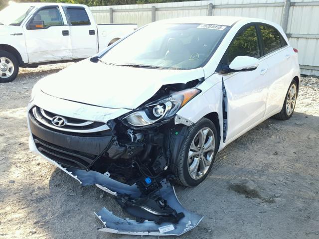 KMHD35LH5EU186542 - 2014 HYUNDAI ELANTRA GT WHITE photo 2