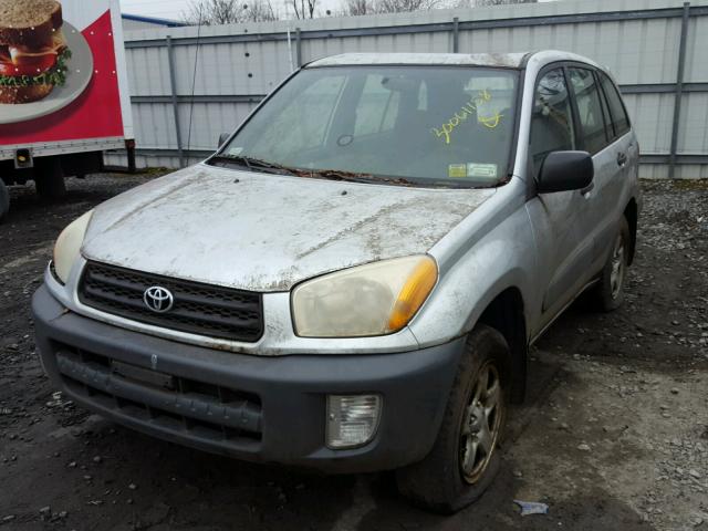 JTEHH20V910034163 - 2001 TOYOTA RAV4 SILVER photo 2