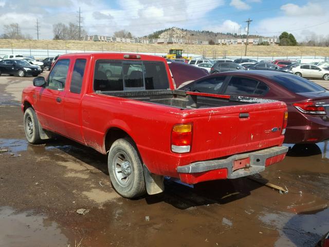 1FTYR14V0XPB80764 - 1999 FORD RANGER SUP RED photo 3