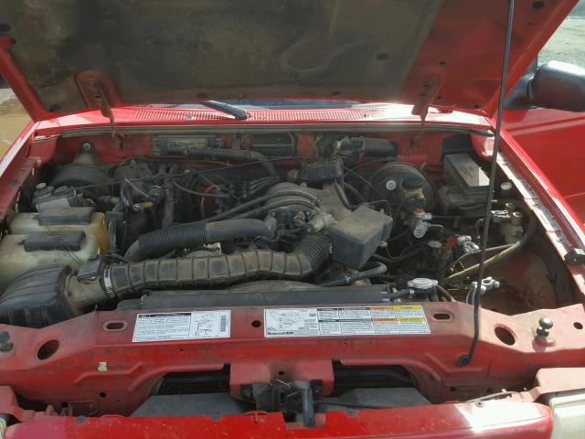 1FTYR14V0XPB80764 - 1999 FORD RANGER SUP RED photo 7