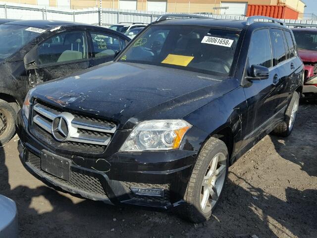 WDCGG8HB9CF890122 - 2012 MERCEDES-BENZ GLK 350 4M BLACK photo 2