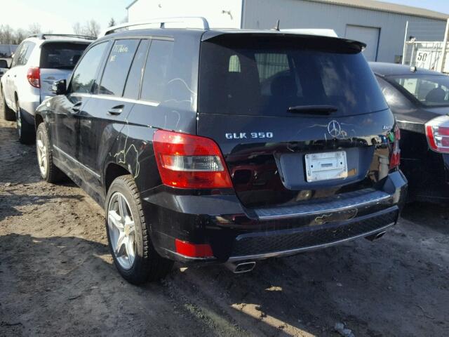 WDCGG8HB9CF890122 - 2012 MERCEDES-BENZ GLK 350 4M BLACK photo 3