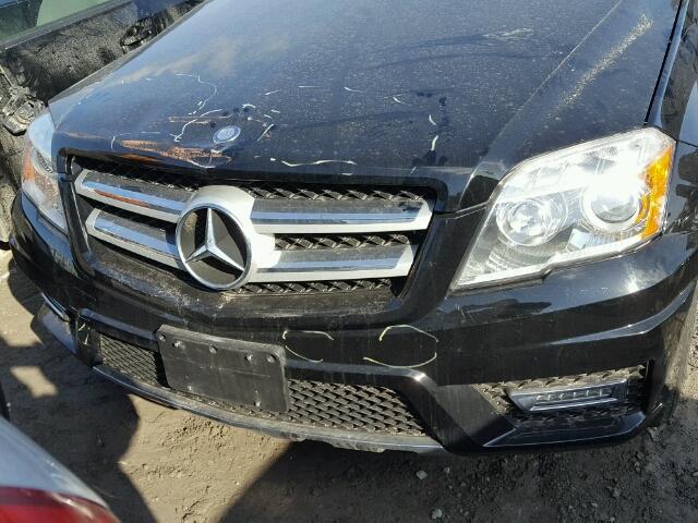 WDCGG8HB9CF890122 - 2012 MERCEDES-BENZ GLK 350 4M BLACK photo 9