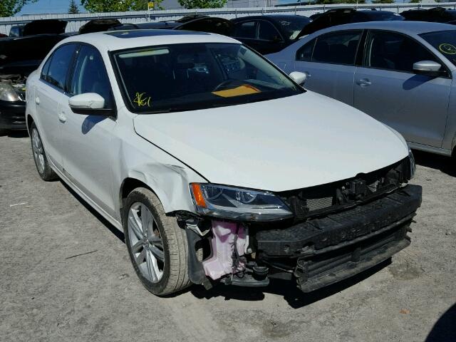 3VWL07AJ1FM248435 - 2015 VOLKSWAGEN JETTA SEL WHITE photo 1