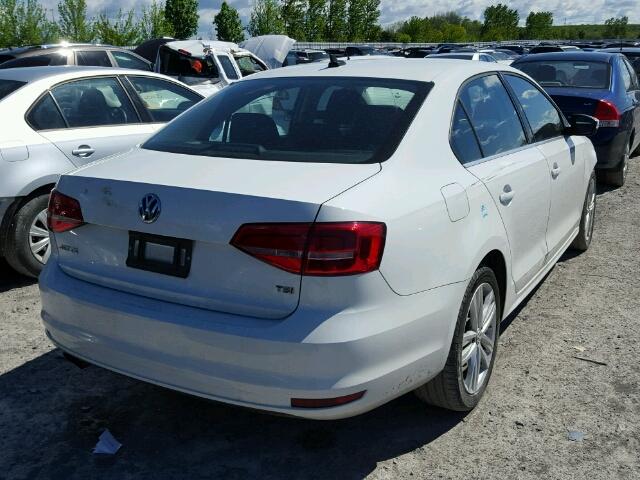 3VWL07AJ1FM248435 - 2015 VOLKSWAGEN JETTA SEL WHITE photo 4