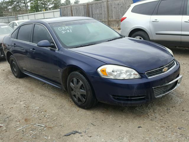 2G1WB57K291266977 - 2009 CHEVROLET IMPALA LS BLUE photo 1