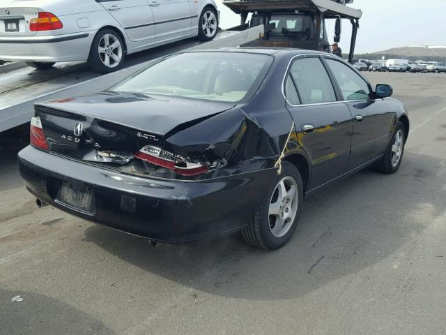 19UUA56663A036833 - 2003 ACURA 3.2TL BLACK photo 4