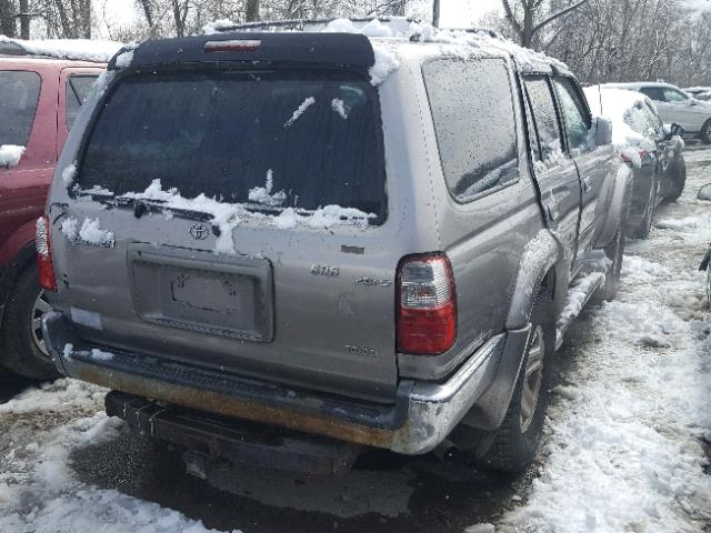 JT3HN86R210333301 - 2001 TOYOTA 4RUNNER SR SILVER photo 4