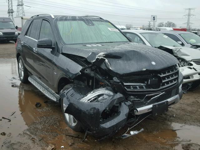 4JGDA5HB8CA092616 - 2012 MERCEDES-BENZ ML 350 4MA BLACK photo 1