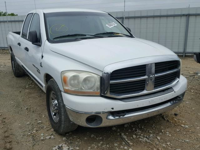 3D7KR28C96G213905 - 2006 DODGE RAM 2500 S WHITE photo 1