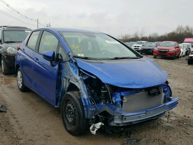 JHMGK5H57GX002947 - 2016 HONDA FIT LX BLUE photo 1