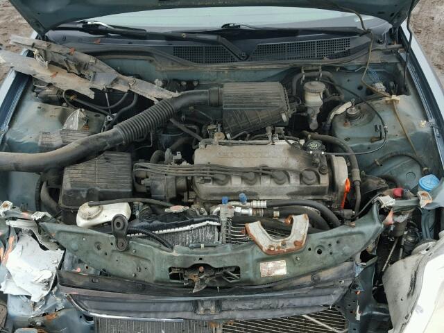 2HGEJ6619YH535214 - 2000 HONDA CIVIC BASE BLUE photo 7