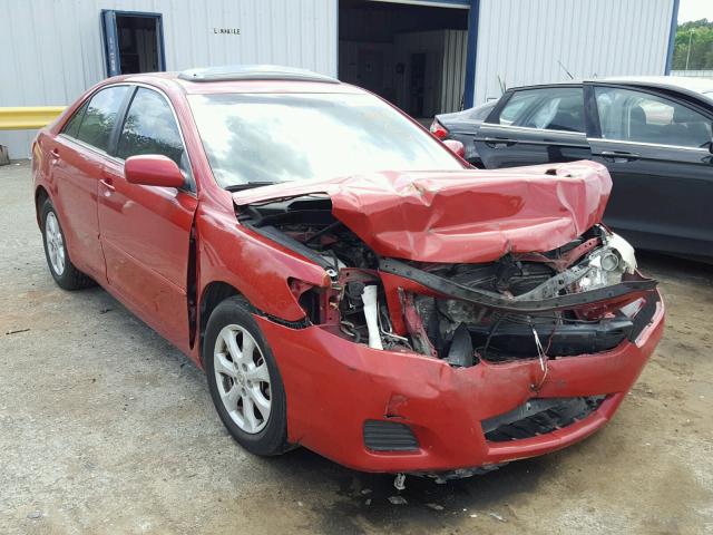 4T1BF3EK8BU144728 - 2011 TOYOTA CAMRY BASE RED photo 1