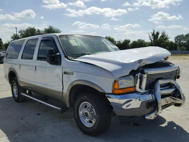 1FMNU43SXYEE34452 - 2000 FORD EXCURSION WHITE photo 1