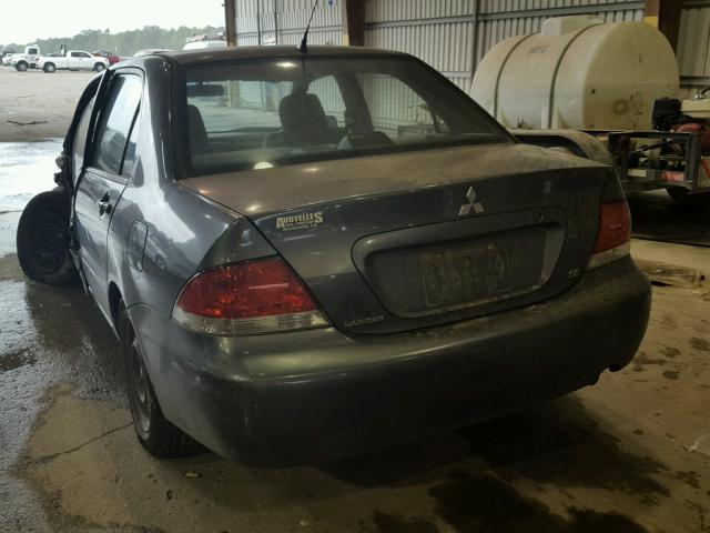 JA3AJ26E16U037946 - 2006 MITSUBISHI LANCER ES GRAY photo 3