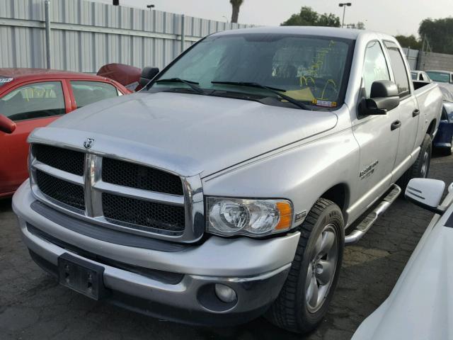 1D7HA18D44S669482 - 2004 DODGE RAM 1500 S SILVER photo 2