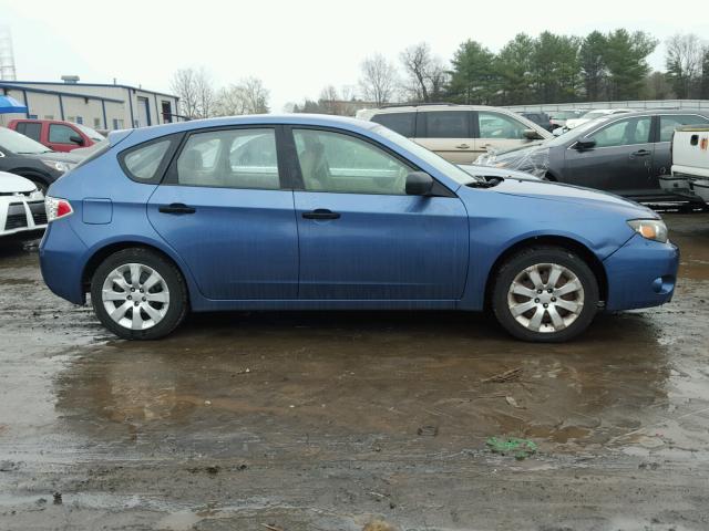 JF1GH61668G829726 - 2008 SUBARU IMPREZA 2. BLUE photo 9