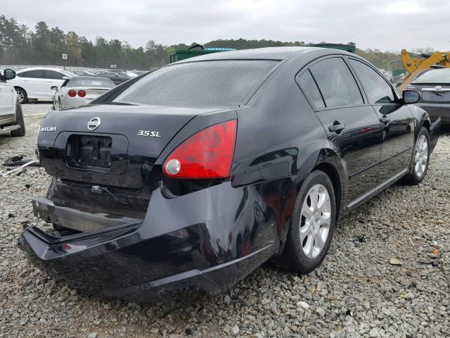 1N4BA41E47C859081 - 2007 NISSAN MAXIMA SE BLACK photo 4