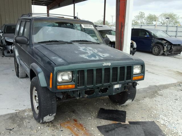 1J4FT68S3XL628387 - 1999 JEEP CHEROKEE S GREEN photo 1