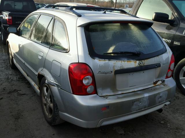 JM1BJ245221479901 - 2002 MAZDA PROTEGE PR GRAY photo 3