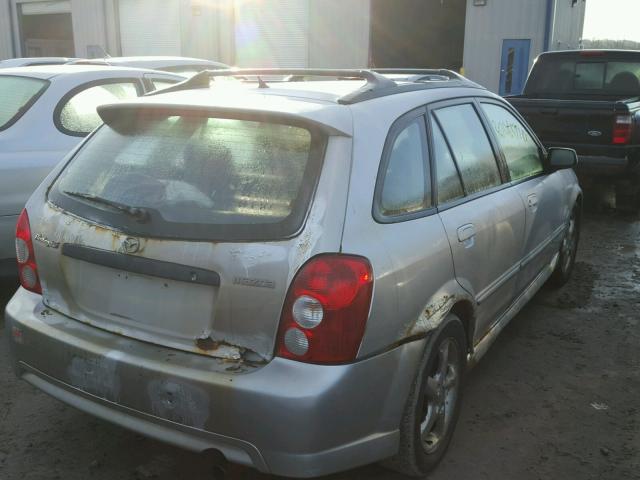 JM1BJ245221479901 - 2002 MAZDA PROTEGE PR GRAY photo 4