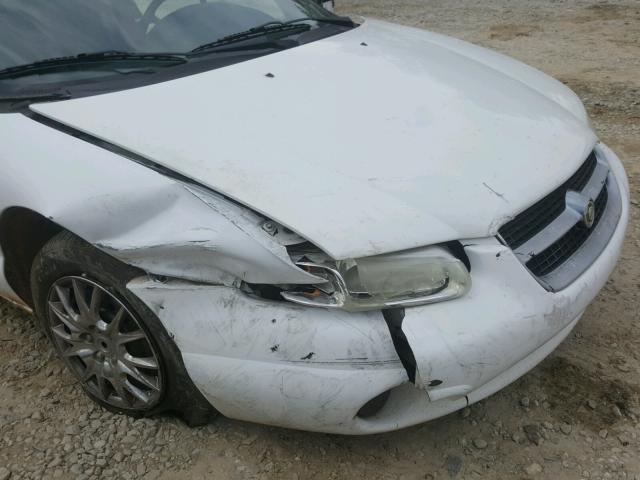 3C3EL45H1WT279008 - 1998 CHRYSLER SEBRING JX WHITE photo 9