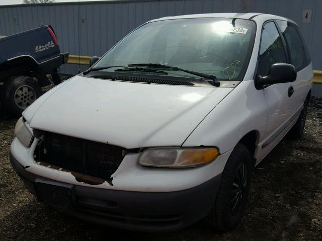 2P4FP25B7XR288249 - 1999 PLYMOUTH VOYAGER WHITE photo 2