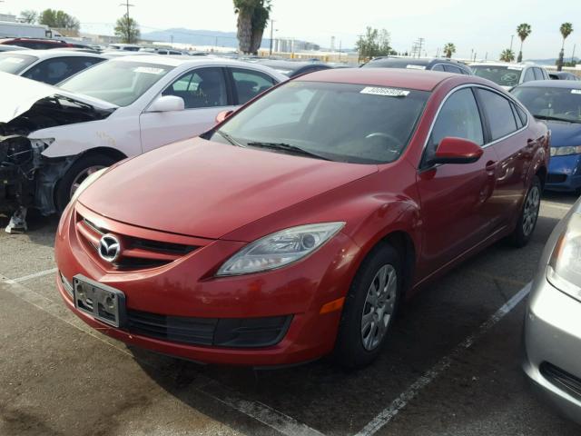 1YVHZ8BH2A5M49754 - 2010 MAZDA 6 I RED photo 2