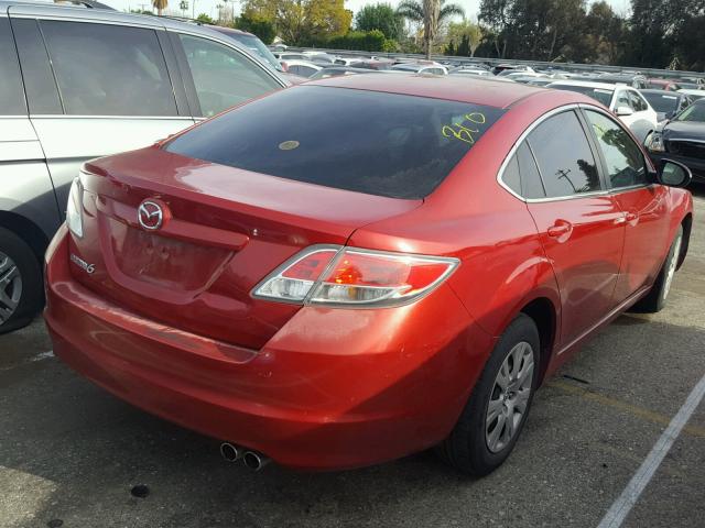 1YVHZ8BH2A5M49754 - 2010 MAZDA 6 I RED photo 4