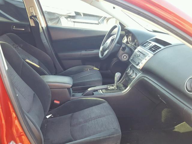1YVHZ8BH2A5M49754 - 2010 MAZDA 6 I RED photo 5