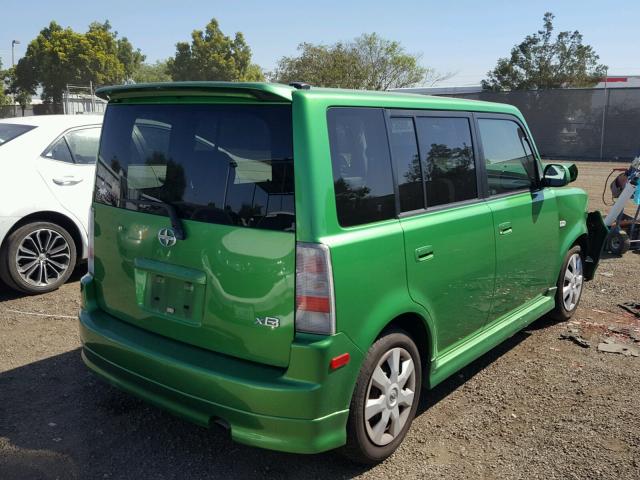 JTLKT324364068977 - 2006 TOYOTA SCION XB მწვანე ფოტო 4