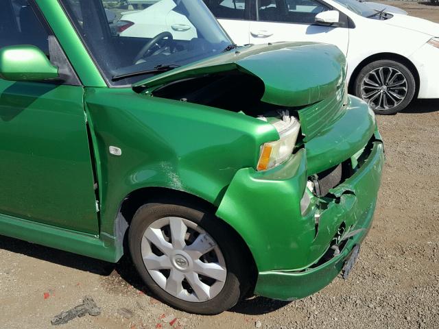 JTLKT324364068977 - 2006 TOYOTA SCION XB მწვანე ფოტო 9