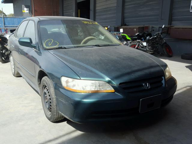 3HGCG66542G705690 - 2002 HONDA ACCORD LX GREEN photo 1