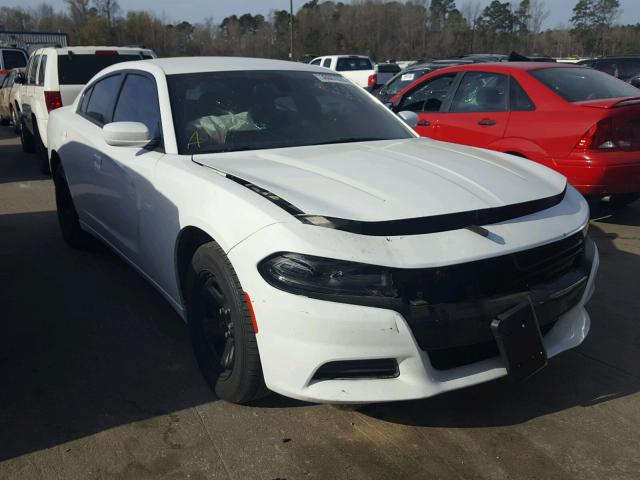 2C3CDXAT9FH890624 - 2015 DODGE CHARGER PO WHITE photo 1