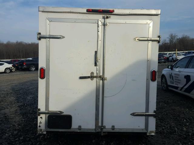 5YCBE1212DH009632 - 2013 CARGO TRAILER WHITE photo 6