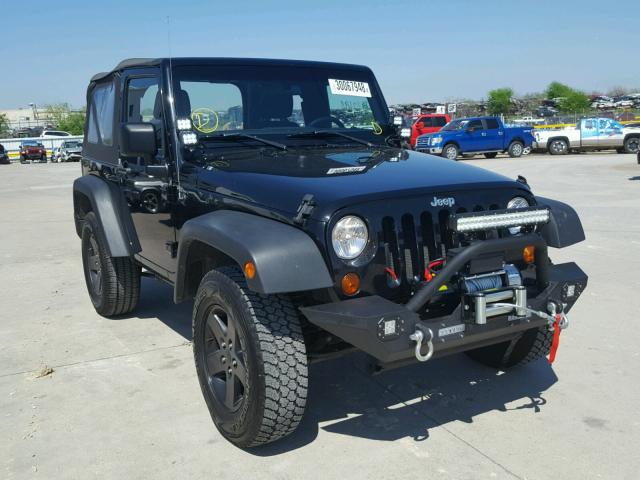 1C4AJWAG2DL545461 - 2013 JEEP WRANGLER S BLACK photo 1