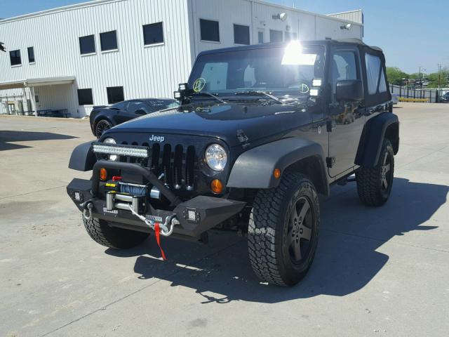 1C4AJWAG2DL545461 - 2013 JEEP WRANGLER S BLACK photo 2