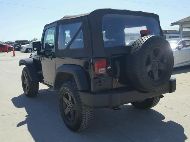 1C4AJWAG2DL545461 - 2013 JEEP WRANGLER S BLACK photo 3