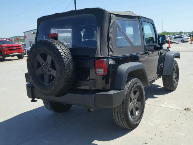 1C4AJWAG2DL545461 - 2013 JEEP WRANGLER S BLACK photo 4