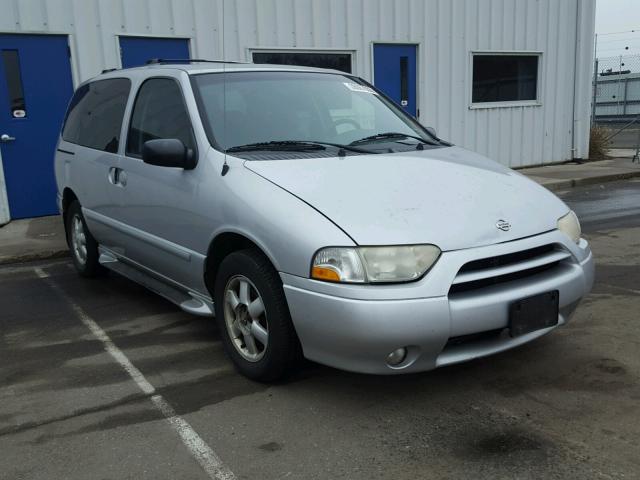 4N2ZN16T31D823609 - 2001 NISSAN QUEST SE SILVER photo 1