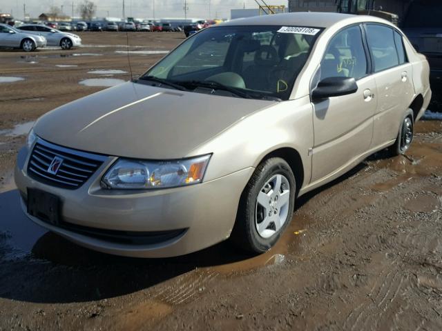 1G8AJ55F47Z136546 - 2007 SATURN ION LEVEL GOLD photo 2