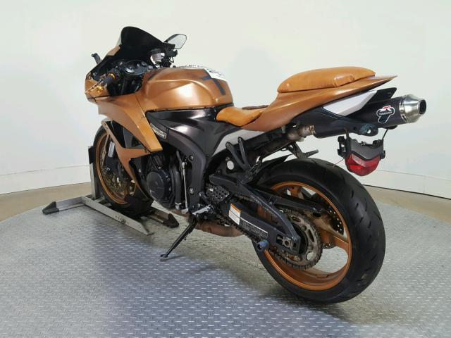 JH2PC40097M001641 - 2007 HONDA CBR600 RR BROWN photo 6