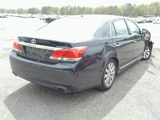 4T1BK3DB8BU397173 - 2011 TOYOTA AVALON BAS BLACK photo 4