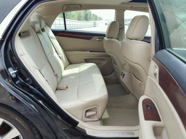 4T1BK3DB8BU397173 - 2011 TOYOTA AVALON BAS BLACK photo 6
