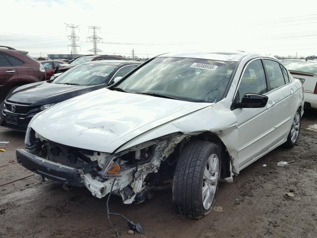 1HGCP3F80AA007373 - 2010 HONDA ACCORD EXL WHITE photo 2