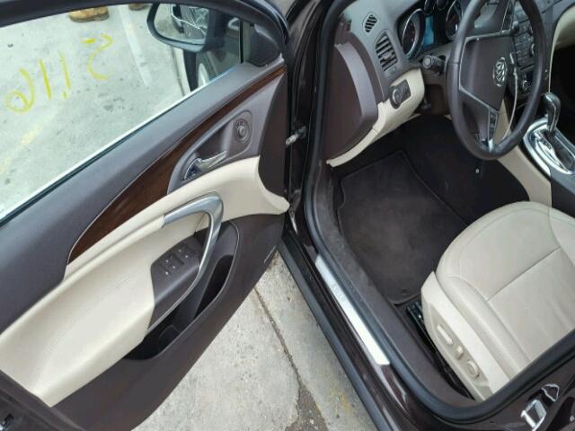 W04G15GVXB1066038 - 2011 BUICK REGAL CXL BROWN photo 9