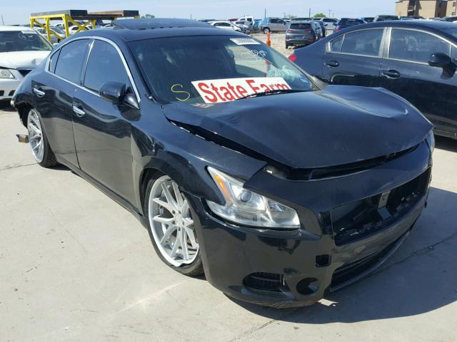 1N4AA51E79C804063 - 2009 NISSAN MAXIMA S BLACK photo 1