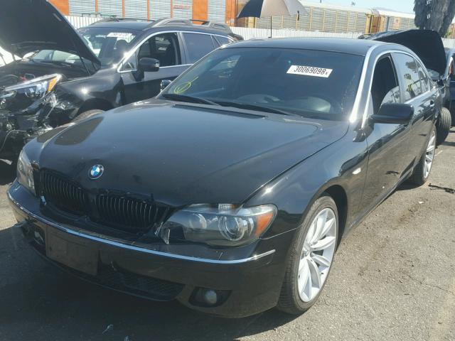 WBAHN83527DT74300 - 2007 BMW 750 BLACK photo 2