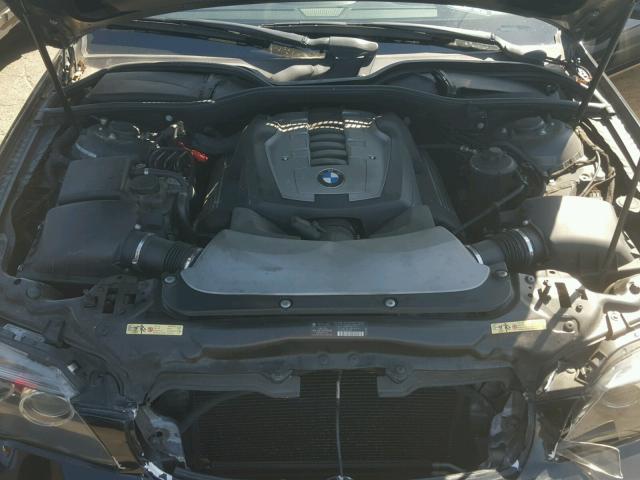 WBAHN83527DT74300 - 2007 BMW 750 BLACK photo 7