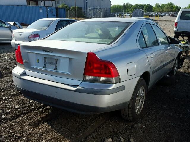 YV1RS61T742368855 - 2004 VOLVO S60 SILVER photo 4